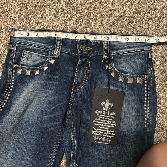 Faith Connexion Women's Boot Cut Jeans - Blue - Picture 15 of 16